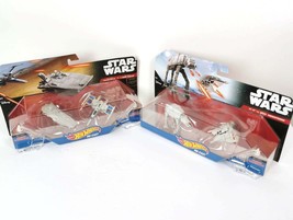 Hot Wheels Star Wars  Diecast Vehicle Lot 2 Transporter X-wing &amp; AT Snowspeeder - $37.99