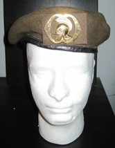 Obsolete cold War Era NETHERLANDS ARMY Military ENGINEERS Beret Sz 57  - $35.00