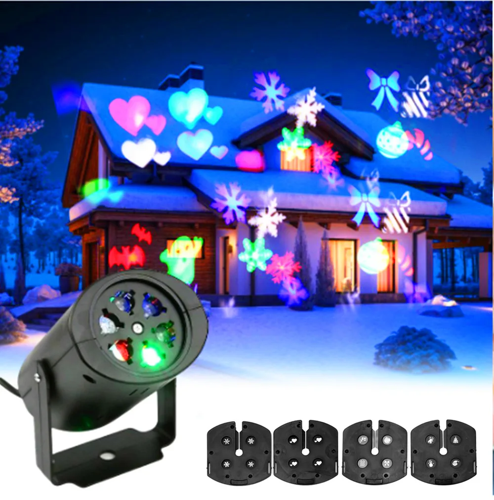 2021 New Year Party Light Decor Waterproof Outdoor Snowflake LED Lights Christma - £135.07 GBP
