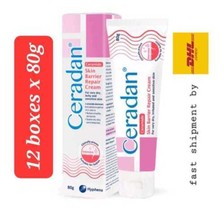 Ceradan Ceramide-Dominant Skin Barrier Repair Cream 12boxes x80g-shipmen... - $386.00