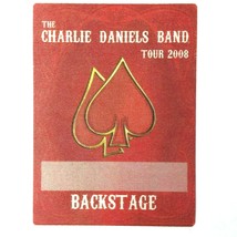Charlie Daniels Band Tour 2008 Concert Backstage Pass Cloth Otto Sticker Unused - £11.41 GBP