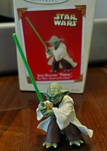 NEW HALLMARK 2003 STAR WARS ATTACK OF THE CLONES JEDI MASTER YODA ORNAMENT - $17.82