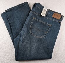 Signature Levi Strauss Mens Jeans S51 Straight 48x30 Blue Denim Premium ... - $37.61