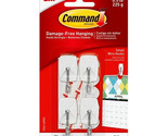 Command Small Wire Toggle Hooks, White, Damage Free Organizing, 4 Hooks ... - £5.97 GBP