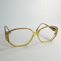 Vintage Cindy 801 Braun Transparent Oval Glasses Eyeglasses  glasses - $34.52