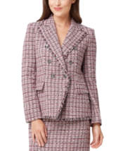 New Tahari Asl Pink Tweed Career Jacket Blazer Size 16 P Petite $149 - £68.07 GBP