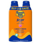 Banana Boat Sport Ultra Clear Sunscreen Spray SPF 50 6.0oz x 2 pack - $50.99