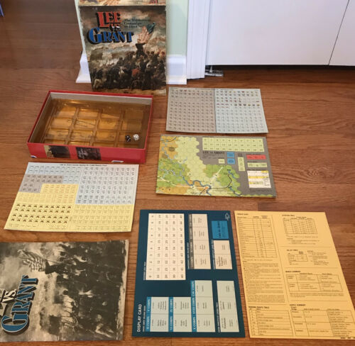 Lee vs. Grant: The Wilderness Campaign of 1864 (1988) Victory Games War Game - $64.32