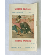 Bullfighting Advertisement Flyer – 8.5”x6&quot; - Plaza de Toros  Alberto Bal... - €11,28 EUR