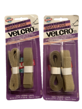 VELCRO® Brand  Beige Hook &amp; Loop Fasteners Sew-On Soft 5/8X30in 90322 Lo... - £6.95 GBP