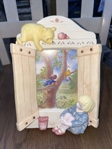 Charpente Winnie the Pooh Christopher Robin Picture Frame Disney 3D Eeyore - $19.50