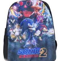 Sonic Hedgehog 2 Graphic 3D Graphic Backpack NEW - £21.21 GBP