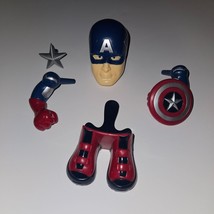 Marvel The Avengers Captain America Pumpkin Push Ins 5-Piece Lot Jack O Lantern - $11.83