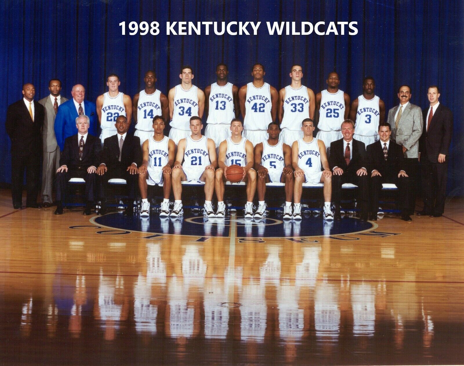 Primary image for 1998 KENTUCKY WILDCATS TEAM 8X10 PHOTO PICTURE NCAA BASKETBALL CHAMPS
