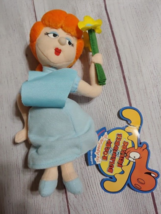 Nell Fenwick Plush Rocky And Bullwinkle Stuffed Toy with Tag 2000 Vintage - £10.02 GBP