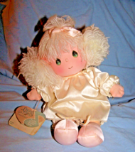 Vintage Working Musical Precious Moments "Angie" Angel Plush Doll-Head Moves - $18.50