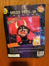 Doggie Dress-Up Devil Costume Adjustable - Fits Most Dogs/Cats *NEW* cc1 - $11.99