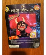 Doggie Dress-Up Devil Costume Adjustable - Fits Most Dogs/Cats *NEW* cc1 - $11.99