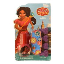 Disney Elena Of Avalor Children’s Kids Nail Kit Nail File Toe Spacer Polish *New - £6.39 GBP