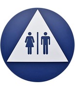 Hillman 844607 Triangle and Circle Sign (12&quot;), Unisex Restroom Symbol - $36.94 CAD