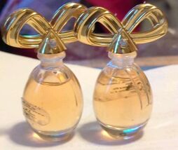 Elizabeth Taylor White Diamonds Miniature Perfumes X2 Vintage - $15.76
