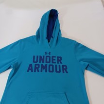 Under Armour Men's Blue Drawstring Hoodie Pullover Sweatshirt Size Small image 10