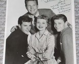 Ozzie &amp; Harriet Ricky David Nelson Autographed Photo Vintage 1950&#39;s - $149.99