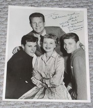 Ozzie &amp; Harriet Ricky David Nelson Autographed Photo Vintage 1950&#39;s - $149.99