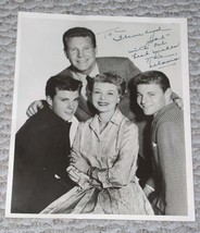 Ozzie &amp; Harriet Ricky David Nelson Autographed Photo Vintage 1950&#39;s - £119.87 GBP