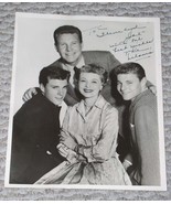 Ozzie &amp; Harriet Ricky David Nelson Autographed Photo Vintage 1950&#39;s - $208.09 CAD