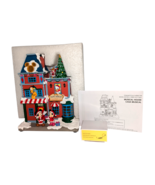 Disney Christmas Musical Toy Shop House Mickey Minnie Goofy Daisy &amp; Dona... - $68.26