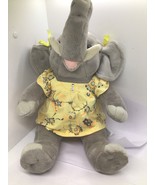 Build A Bear Gray Elephant White Tusks Plush 16&quot; Stuffed Animal Soft Toy... - €10,19 EUR