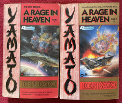 Yamato: A Rage In Heaven Part 1 &amp; 2 By Ken Kato 1991 Questar First Printings VG - £11.45 GBP