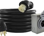 Conntek Gib1450-025 Duo-Rain Seal 50Amp Power Inlet Box And Temp Power, ... - $209.92