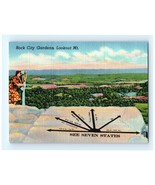 1940 Lovers&#39; Leap Rock City Gardens Free Offer Card - $20.37 CAD