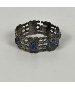 Mark Wasserman Samara MWS MEXICO .925 Sterling Blue Sodalite Stone Bracelet - $146.57 CAD