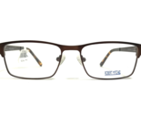 Robert Mitchel Eyeglasses Frames RM 5011 BR Brown Rectangular Full Rim 5... - $41.86