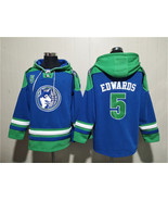 Men&#39;s Minnesota Timberwolves #5 Anthony Edwards Royal Lace-Up Pullover H... - €64,81 EUR
