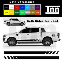 For Ford Ranger Stickers Raptor Side Stripes Sticker Decals 4x4 Off-Road Vinyl - £40.08 GBP