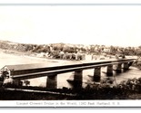 RPPC Longest Coperto Ponte IN World Hartland Nuovo Brunswick Canada Cart... - £3.58 GBP