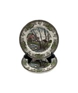 Johnson Bros Friendly Village Willow By The Brook Set of 2 Salad Plates  - $21.29
