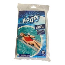 H2O Go! Deluxe Comfort Mat Gray Pool Float Pillow Summer Fun NEW - £15.13 GBP