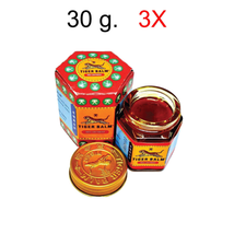 Red Tiger Balm Ointment Thai Herbal Aroma Relaxing Massage Balm 30G 3X - £31.49 GBP