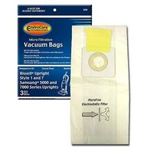 3 Bissell Part 840 Micro Allergen Bags Style 7 3PK Micro EnviroCare - $12.71 CAD