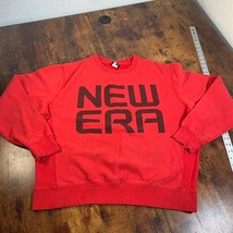 New Era Red Sweatshirt Crewneck  Sz XL - £19.60 GBP