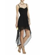 BCBG MAX AZRIA Aiyana Bustier Wrap-Skirt Dress Sz 4 Black - $136.62