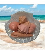 Vtg Avon Gift Of The Sea Soap Dish &amp; 5 Hostess Soaps Beach Coastal Shell... - €9,47 EUR