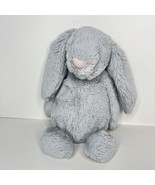 JellyCat Bunny Easter Plush London Stuffed Animal Toy Grey Rabbit 11&quot; - £14.00 GBP