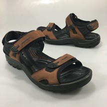 Ecco Yucatan 46EU 12-12.5 US Brown Nubuck Sport Sandals - £53.04 GBP