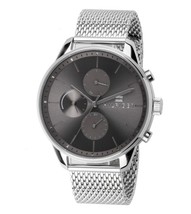 Tommy Hilfiger Herrenuhr 1791484 Quarz Silber Edelstahl Grau Zifferblatt 44mm - £101.81 GBP